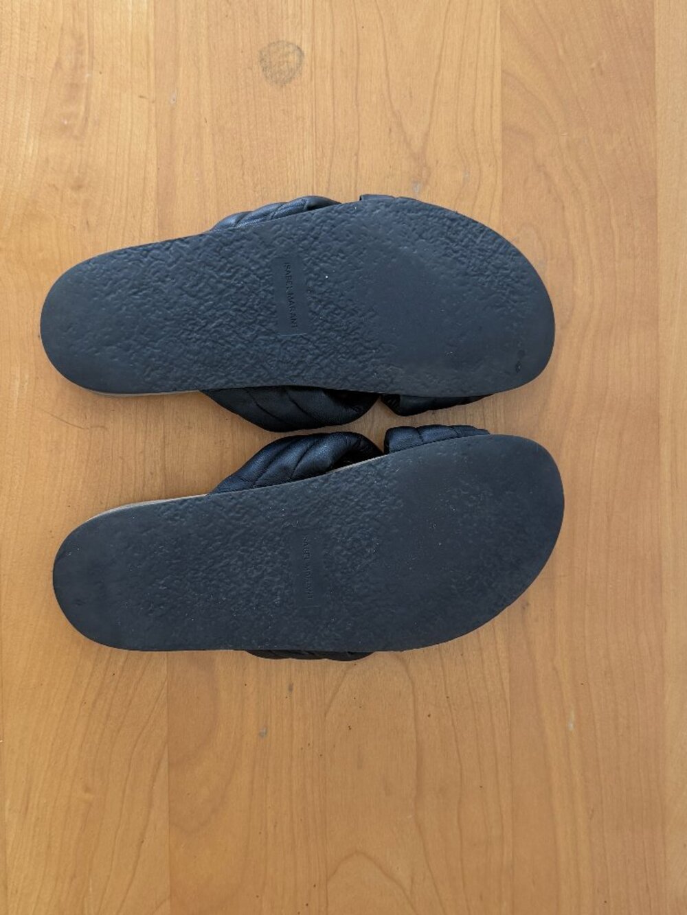 Isabel Marant Black Holden Leather Sandals.  Size US 7.5 - Picture 5 of 6